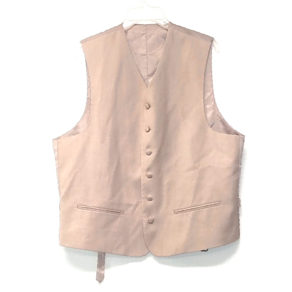 Men's Tan vest see measurements for size